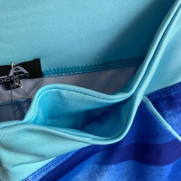 NWT LA SOCIETY SPORT Blue Ombre Leggings - Picture 7 of 8